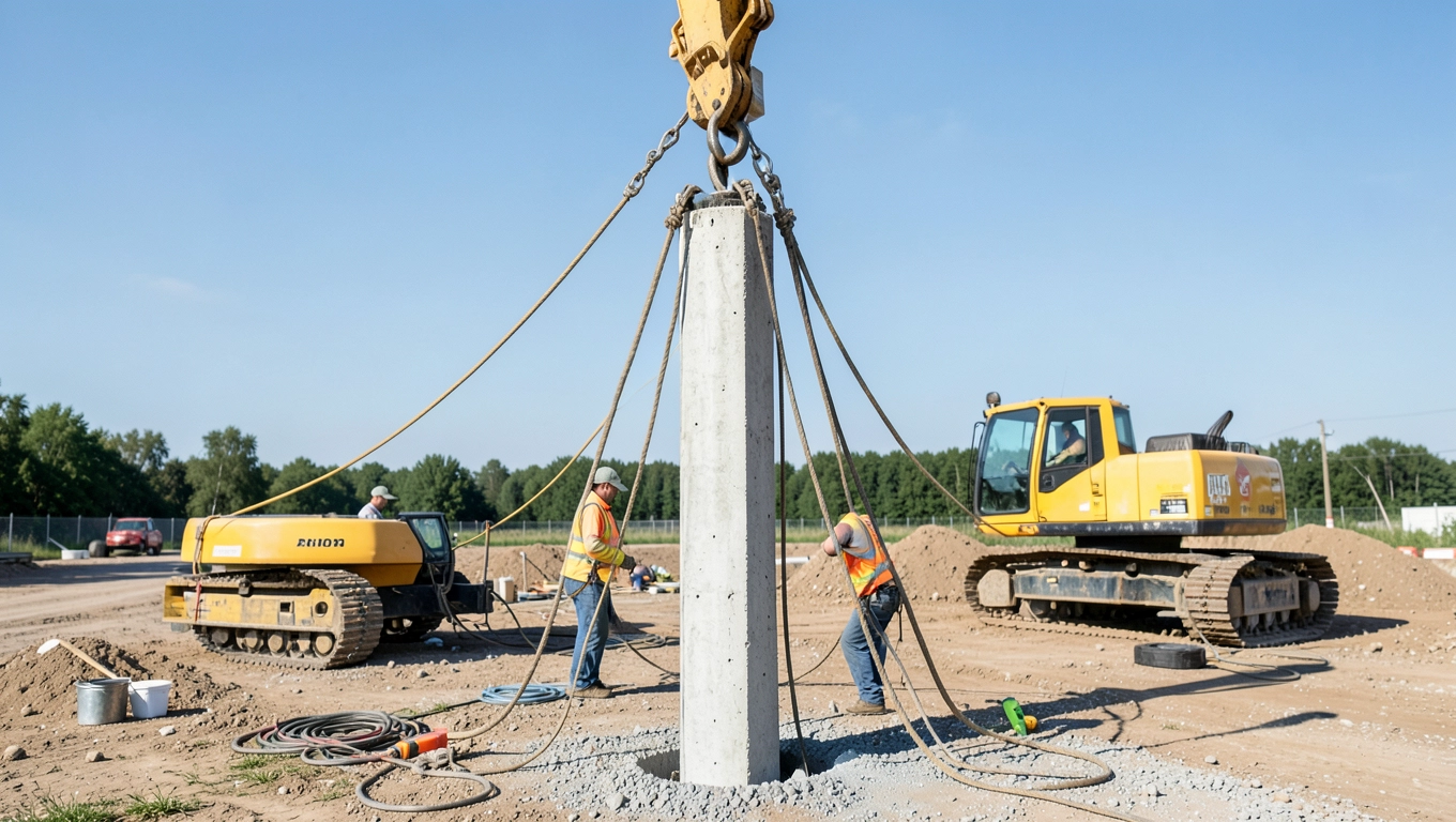 Koszt ekipy do słupa żelbetowego 24x24