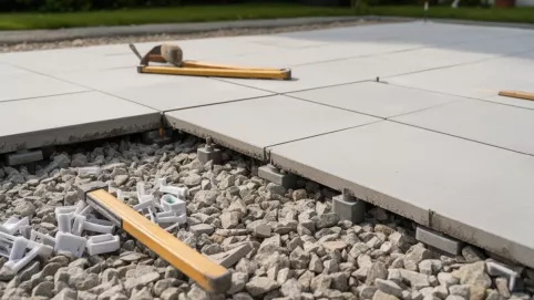 Płytki tarasowe na dystansach cena robocizny