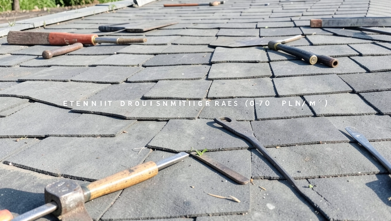 Stawki robocizny za demontaż eternitu na m²