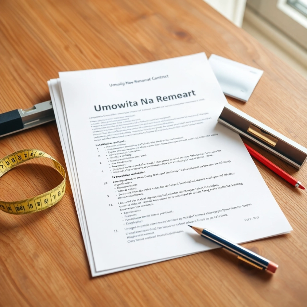 Umową Na Remont Mieszkania Wzór